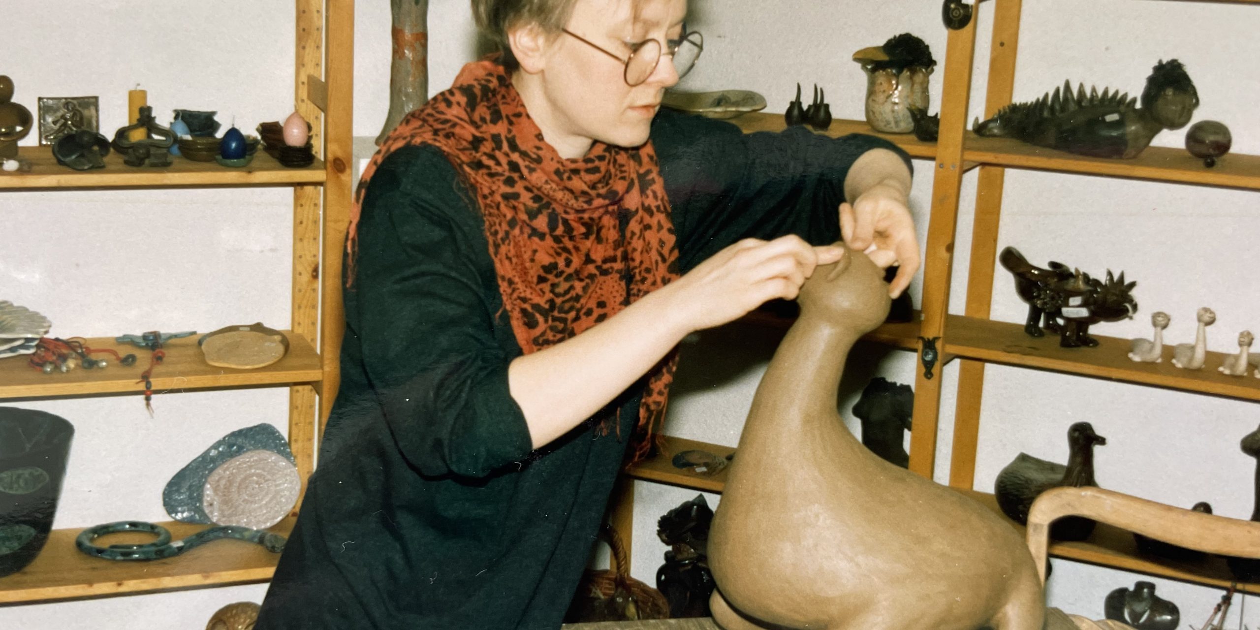 1995 Ilse-Marie Herrmann im PädArT-Atelier