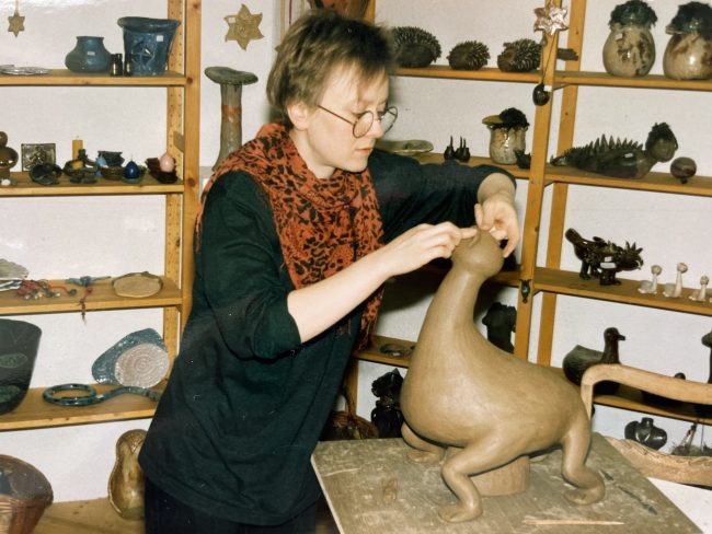 1995 Ilse-Marie Herrmann im PädArT-Atelier