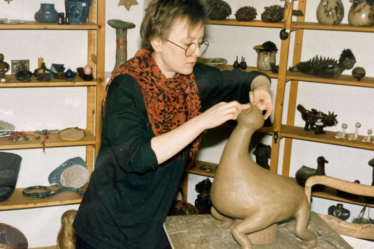 1995 Ilse-Marie Herrmann im PädArT-Atelier